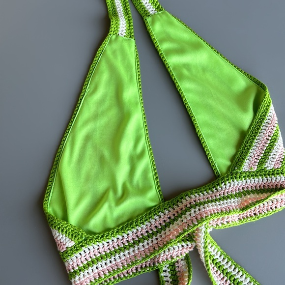 Crochet halter top - lined - Picture 4 of 10